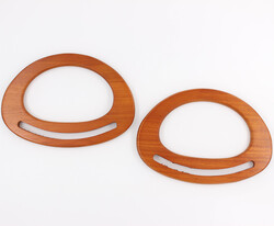 İTHAL - Ahşap Çanta Sapı Oval