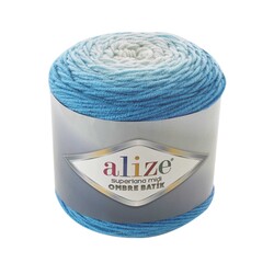 ALİZE - Alize Superlana Mıdı Ombre Batik 7275