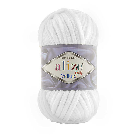 Alize Velluto 0055 Beyaz - 1