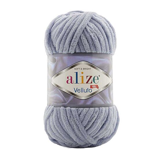 Alize Velluto 0087 Gri - 1