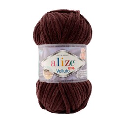 ALİZE - Alize Velluto 993 Kızıl Kahve