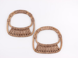 İTHAL - Bambu Çanta Sapı 14 cm(1çift)