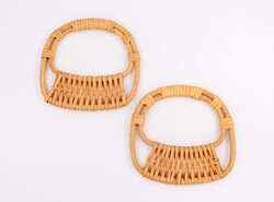 İTHAL - Bambu Çanta Sapı 14 cm (1çift)