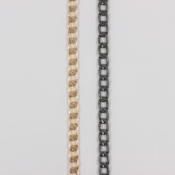 İTHAL - Çanta Askı Zinciri Aluminyum Bronz 120 cm (9x15x2,8)
