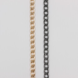 İTHAL - Çanta Askı Zinciri Aluminyum Gold 120 cm (9x15x2,8)