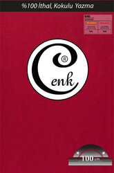 CENK - CENK DÜZ YAZMA 100CM POŞETLİ 646 Şarabi