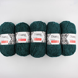 PUKKA - Diana Yarn Premium Outlet Simli(5 adet-İnce) 45