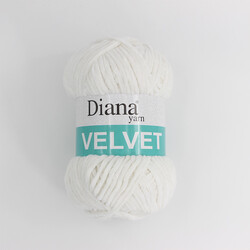 PUKKA - Diana Yarn Velvet Outlet 1 Beyaz
