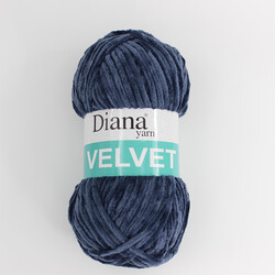 PUKKA - Diana Yarn Velvet Outlet 15 Havacı Mavi