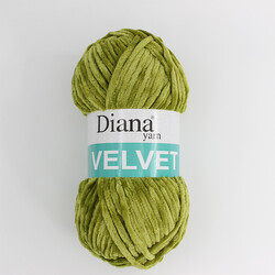 PUKKA - Diana Yarn Velvet Outlet 18 Fıstık Yeşili