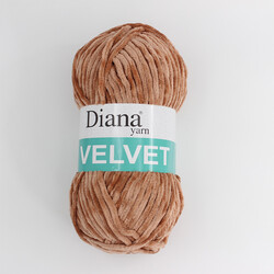 PUKKA - Diana Yarn Velvet Outlet 27 Sütlü Kahve