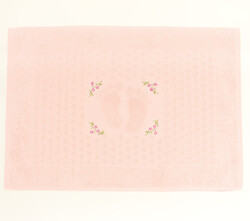 FİESTA - FİESTA SOFT BUKLE JAKARLI NAKIŞLI PASPAS/50X70/2595-Pembe