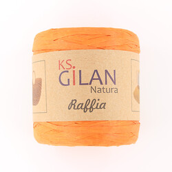 GİLAN - Gilan Rafya İp (250 gr.) No:2-A.Turuncu