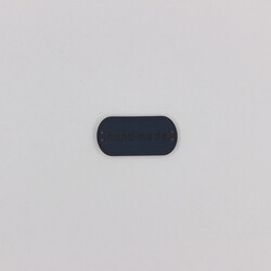 PUKKA - Hand Made Deri Etiket Oval Lacivert-No;3