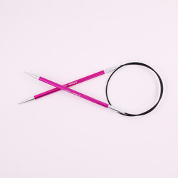 KNİTPRO - Knitpro Zing 100cm Misinalı Şiş 5mm