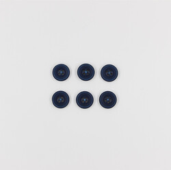 PUKKA - Manto Düğmesi(6 Ad.)-18mm-Lacivert-No:1