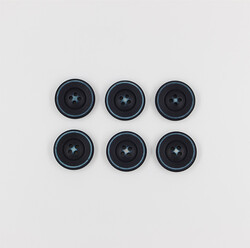 PUKKA - Manto Düğmesi(6 Ad.)-28mm-Gece Mavisi-No:3