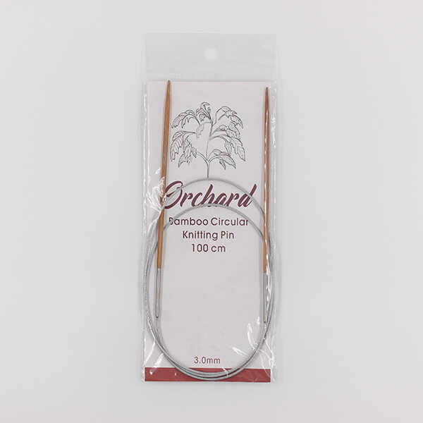 Orchard Bambu Metal Misinalı Örgü Şişi 100cm. No:3mm