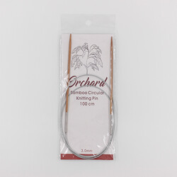 ORCHARD - Orchard Bambu Metal Misinalı Örgü Şişi 100cm. No:3mm
