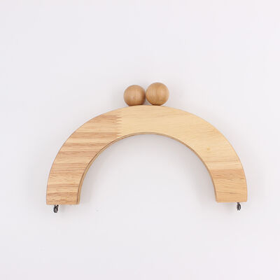 Ahşap Oval Boncuklu Çanta Sapı (20cm)