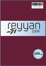 REYYAN - REYYAN İPEK DÜZ YAZMA 100CM POŞETLİ 024 K.Vişne