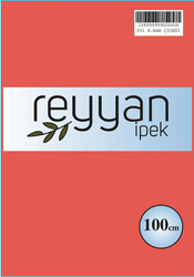 REYYAN - REYYAN İPEK DÜZ YAZMA 100CM POŞETLİ 031 K.Nar Çiçeği