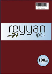 REYYAN - REYYAN İPEK DÜZ YAZMA 100CM POŞETLİ 035 K.Bordo