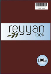 REYYAN - REYYAN İPEK DÜZ YAZMA 100CM POŞETLİ 038 K.Bordo
