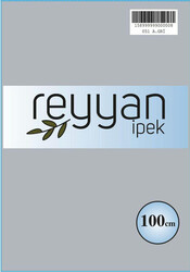 REYYAN - REYYAN İPEK DÜZ YAZMA 100CM POŞETLİ 051 A.Gri