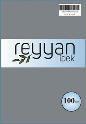 REYYAN - REYYAN İPEK DÜZ YAZMA 100CM POŞETLİ 052 A.Gri