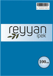 REYYAN - REYYAN İPEK DÜZ YAZMA 100CM POŞETLİ 061 Elektrik Mavisi