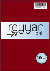 REYYAN - REYYAN İPEK DÜZ YAZMA 100CM POŞETLİ 075 Kırmızı Koyu