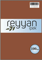 REYYAN - REYYAN İPEK DÜZ YAZMA 100CM POŞETLİ 079 Taba Koyu