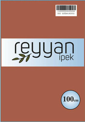 REYYAN - REYYAN İPEK DÜZ YAZMA 100CM POŞETLİ 085 Soğan Koyu