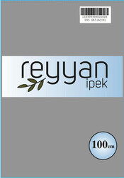 REYYAN - REYYAN İPEK DÜZ YAZMA 100CM POŞETLİ 095 Gri Açık