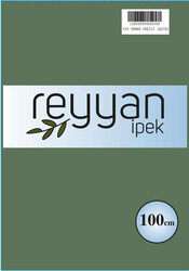 REYYAN - REYYAN İPEK DÜZ YAZMA 100CM POŞETLİ 109 Orman Yeşili Açık