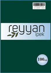 REYYAN - REYYAN İPEK DÜZ YAZMA 100CM POŞETLİ 110 Zümrüt Koyu