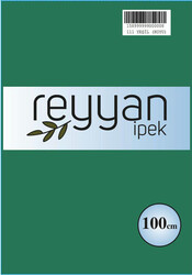REYYAN - REYYAN İPEK DÜZ YAZMA 100CM POŞETLİ 111 Yeşil Koyu