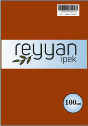 REYYAN - REYYAN İPEK DÜZ YAZMA 100CM POŞETLİ 113 Oranj Koyu