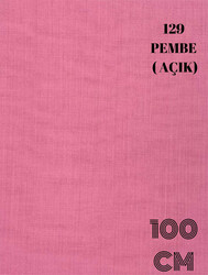 REYYAN - REYYAN İPEK DÜZ YAZMA 100CM POŞETLİ 129 Pembe Açık