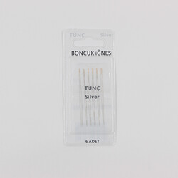 TUNÇ - Tunç Silver Boncuk İğnesi/6 Adet/T-05