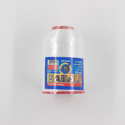 YABALI - Yabalı Dikiş Dantel Nakış İplikleri(100 gr.) No:60-Kar Beyazı